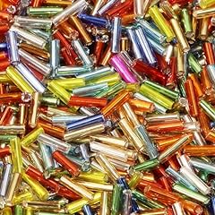 Glass bugle beads for sale  Delivered anywhere in USA 