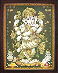 Lord Ganesha Wearing Ornaments and Dancing, a Auspicious for sale  Delivered anywhere in Canada