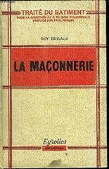 Maconnerie traite batiment d'occasion  Livré partout en France