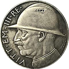 Chaenyu Italia 1928 20 Lire Copia Monete 35,5 MM Moneta usato  Spedito ovunque in Italia 