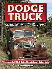 Dodge truck serial for sale  Delivered anywhere in USA 