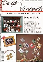 Brodez noël couronnes d'occasion  Livré partout en France