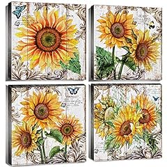 Sunflower wall art for sale  Delivered anywhere in USA 