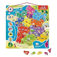 Janod puzzle carte d'occasion  Livré partout en France