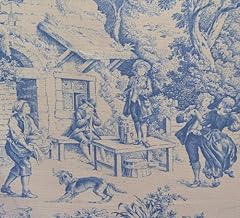 Toile jouy fabric for sale  Delivered anywhere in UK