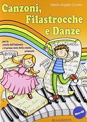 Canzoni filastrocche danze. usato  Spedito ovunque in Italia 