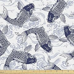 Ambesonne fish fabric for sale  Delivered anywhere in USA 