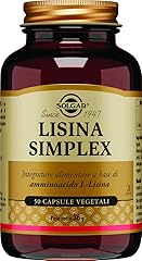 Solgar lisina simplex usato  Spedito ovunque in Italia 