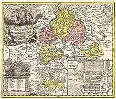 Historische karte fürstentums gebraucht kaufen  Wird an jeden Ort in Deutschland