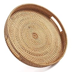 Rattan serving tray for sale  Delivered anywhere in UK