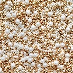 Gold white metallic for sale  Delivered anywhere in UK
