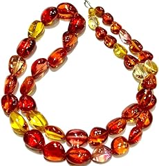 Padparadscha perles lisses d'occasion  Livré partout en France