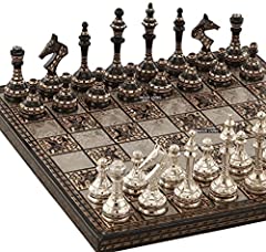 Used, Chess Game Board Set Collectible Handmade Luxury Heavy for sale  Delivered anywhere in USA 