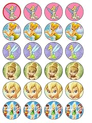 Tinkerbell cupcake toppers for sale  Delivered anywhere in Ireland