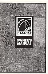 Owner manual marin usato  Spedito ovunque in Italia 