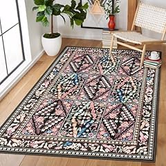 Yesrug black rug for sale  Delivered anywhere in USA 