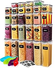 Used, 28 Pack Airtight Food Storage Container Set, Pantry for sale  Delivered anywhere in USA 
