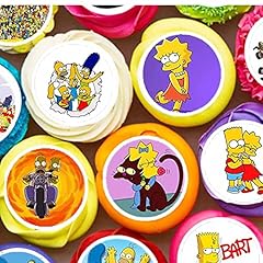 Simpsons cupcake toppers for sale  Delivered anywhere in UK