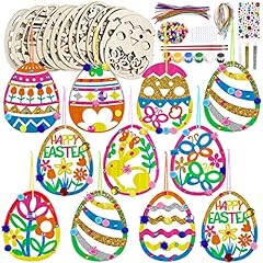 Wooden easter ornaments for sale  Delivered anywhere in USA 