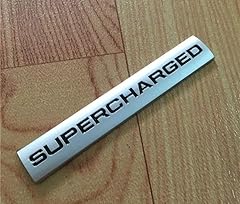 Supercharged black silver for sale  Delivered anywhere in UK