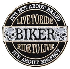 Ecusson respect biker d'occasion  Livré partout en France