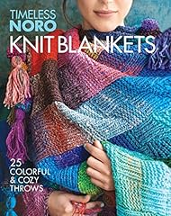 Knit blankets colorful for sale  Delivered anywhere in USA 