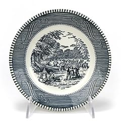 Currier & Ives, Blue by Royal, China Bread & Butter for sale  Delivered anywhere in USA 