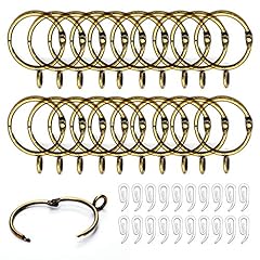 Brass curtain rings for sale  Delivered anywhere in UK