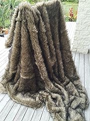 Luxury wolf faux for sale  Delivered anywhere in USA 