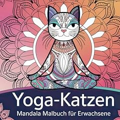 Yoga katzen mandala for sale  Delivered anywhere in USA 