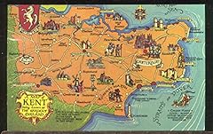 Colourmaster postcard map for sale  Delivered anywhere in UK