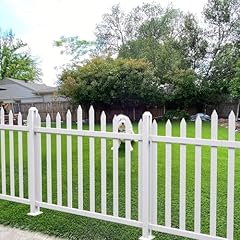 Vinyl white picket for sale  Delivered anywhere in USA 