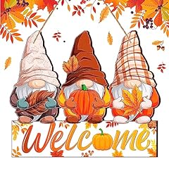 Thanksgiving gnome welcome for sale  Delivered anywhere in USA 
