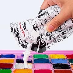 Used, HIMI Gouache Refill Paints, 100 ml Pouch（6 US fl oz）, Single Color Paint for Artists & Hobby Painters, Unique Design In Bags Rich Pigment, Non Fading Art Supplies for Canvas and Paper Painting(White) for sale  Delivered anywhere in Canada