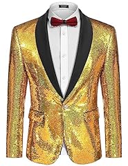 Coofandy men sequin for sale  Delivered anywhere in USA 