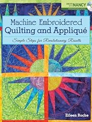 Machine embroidered quilting for sale  Delivered anywhere in UK