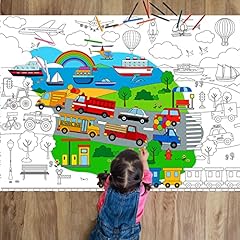 Zoiiwa transportation coloring for sale  Delivered anywhere in USA 
