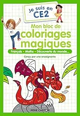 Ce2 bloc coloriages d'occasion  Livré partout en France