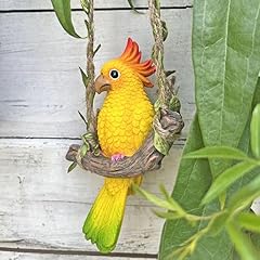 Resin parrot swing for sale  Delivered anywhere in USA 