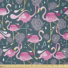 Ambesonne flamingo fabric for sale  Delivered anywhere in USA 