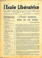 Ecole liberatrice 15 d'occasion  Livré partout en France