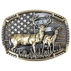 Deer belt buckle for sale  Delivered anywhere in USA 