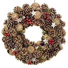 Christmas hanging wreath for sale  Delivered anywhere in UK