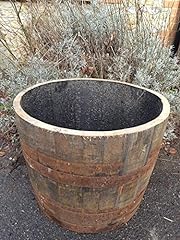 Whiskey barrel half for sale  Delivered anywhere in Ireland