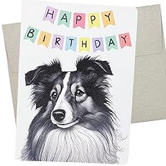 Sheltie birthday card for sale  Delivered anywhere in USA 