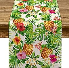 Linen summer pineapple for sale  Delivered anywhere in USA 
