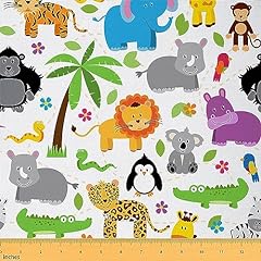 Cartoon animals fabric for sale  Delivered anywhere in USA 