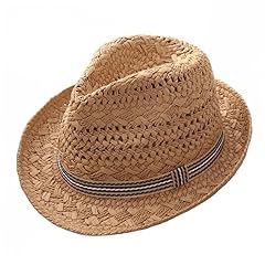 Kids straw fedora for sale  Delivered anywhere in USA 