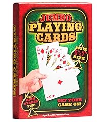 Jumbo playing cards for sale  Delivered anywhere in USA 