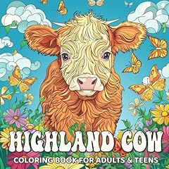 Highland cow coloring for sale  Delivered anywhere in USA 